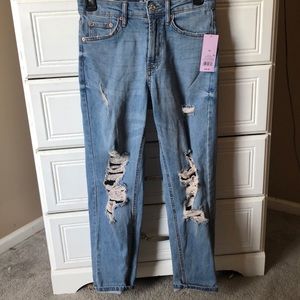 High rise mom jeans